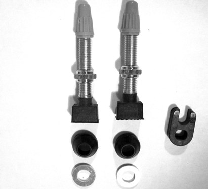 Effetto Caffe Tubeless Valves, Pair + Core remover