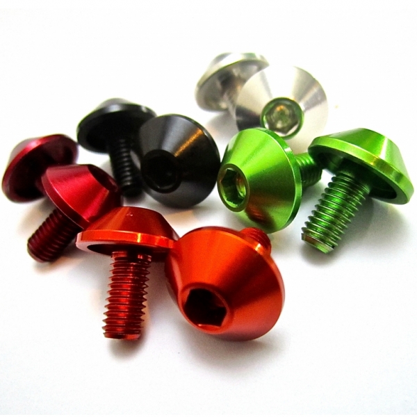 MT ZOOM SHROOM BOTTLE CAGE BOLTS X2  6 colours - 